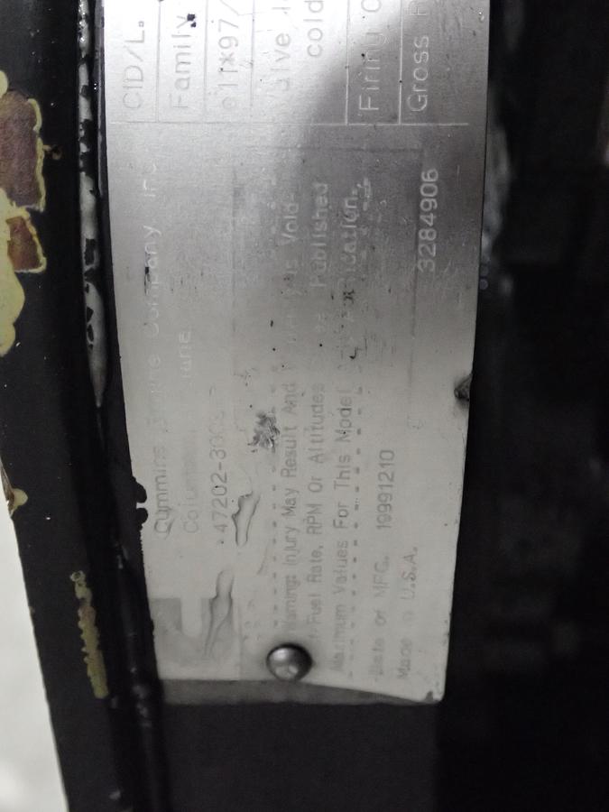 Used 1999 Cummins 6CTA 8.3 Turbo Diesel Engine