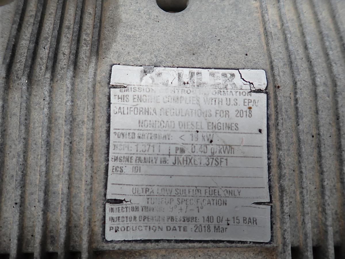 Used 2018 Kohler KDW1404 Diesel Power Unit