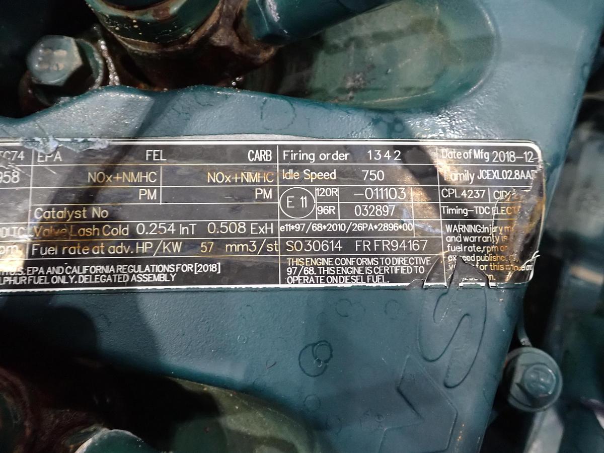 Used 2018 Cummins QSF 2.8 Diesel Engine