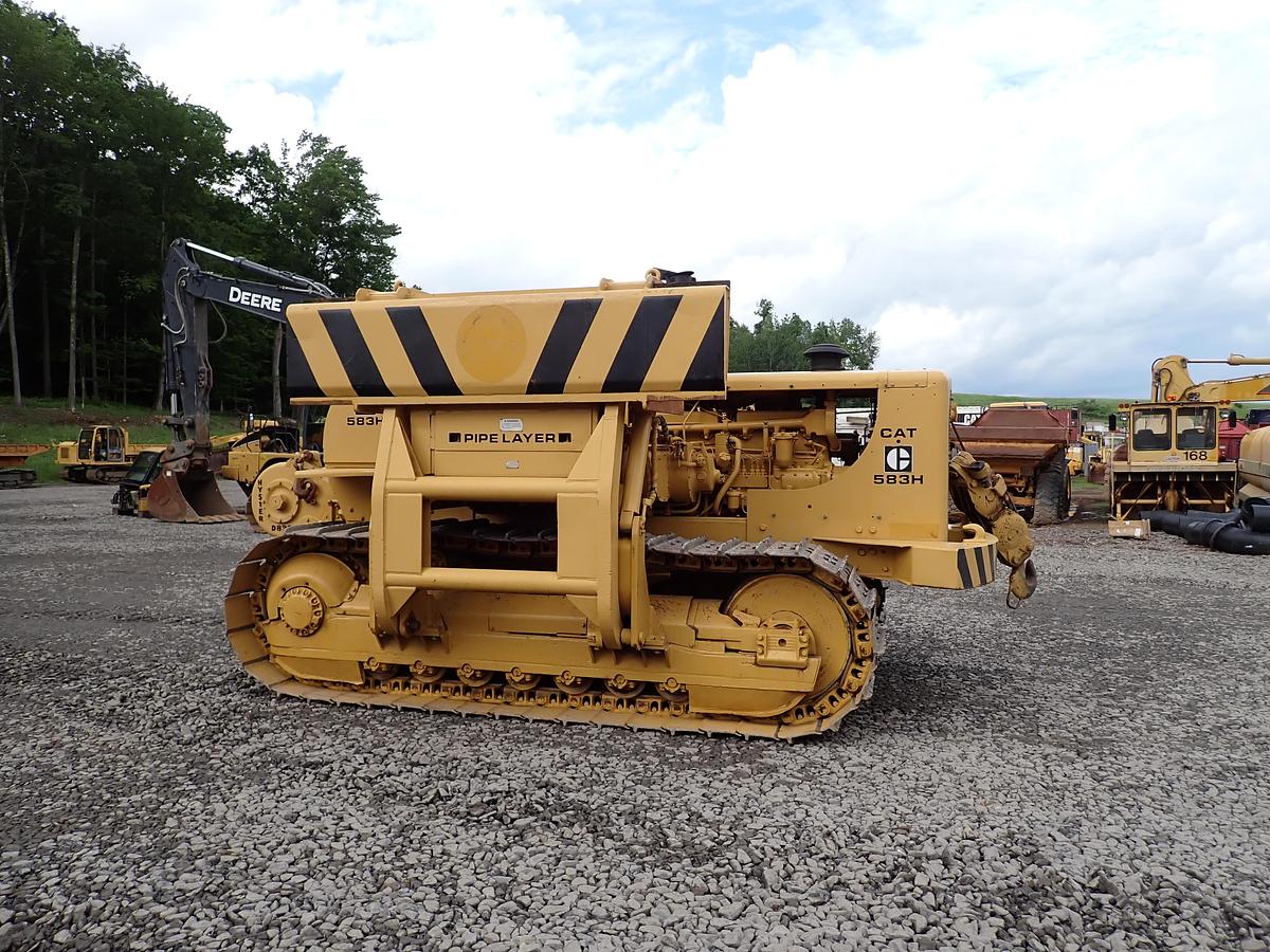 Used 1971 CAT 583H Crawler Pipelayer REAR WINCH