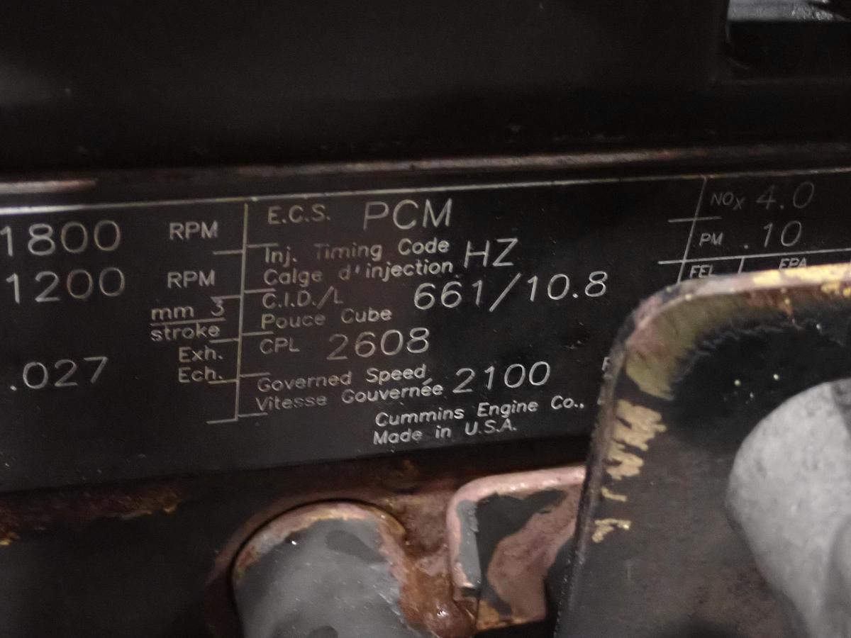 Used 2000 Cummins ISM 450 Diesel Engine 123K MILES!