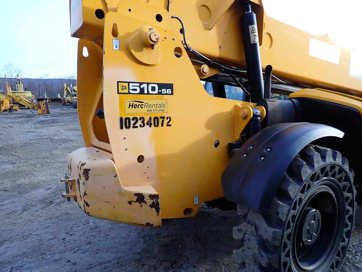 Used 2018 JCB 510-56 10K Telehandler