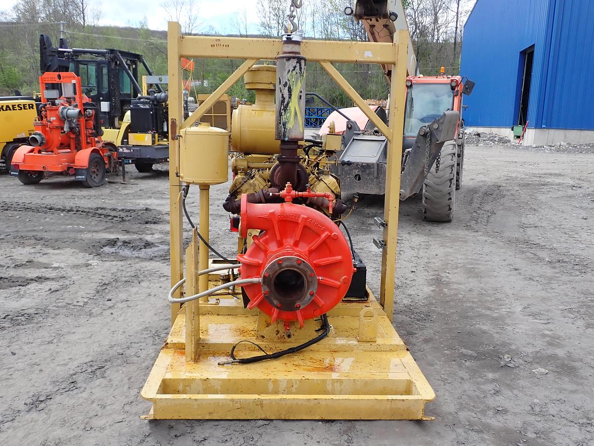 Used Cornell 4HH 6x4 High Pressure Water Pump CAT DIESEL