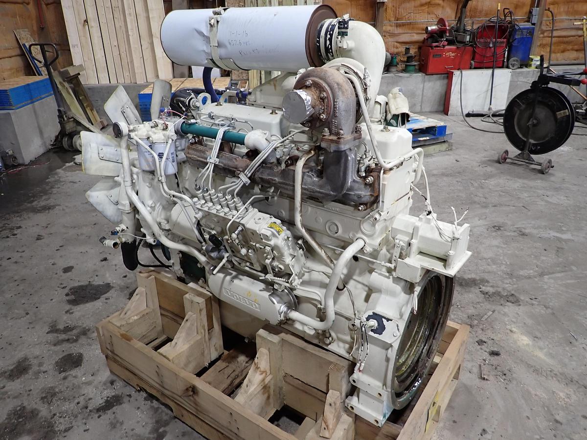 Used Volvo TID71AG Turbo Diesel Engine 763 HOURS!