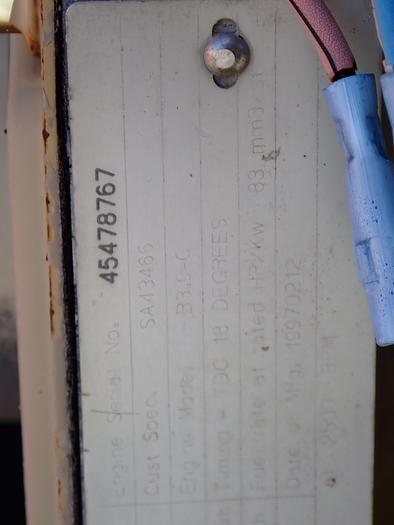 Used 1997 Cummins B3.9 C116 Power Unit 341 HOURS! 4BTA 3.9