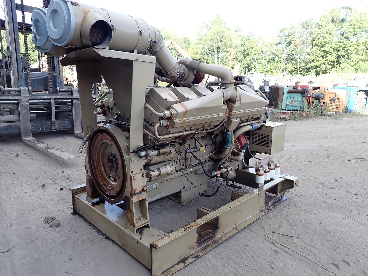 Used 1989 Cummins KTA38-G3 Diesel Engine LOW HOURS