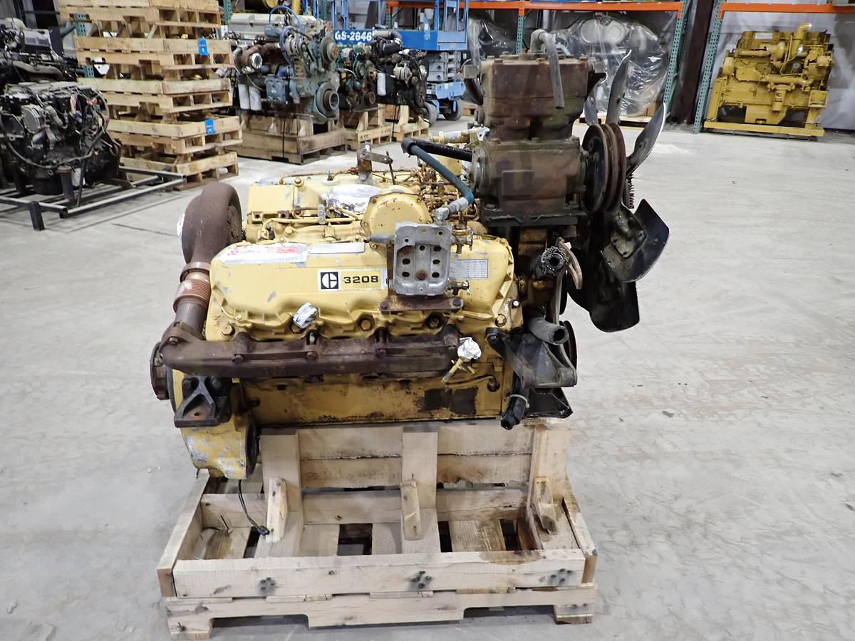 Used CAT 3208T Turbo Diesel Truck Engine