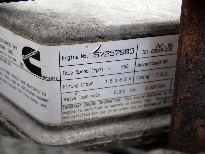 Used 2004 Cummmins ISB 5.9 215 HP CPL 8136