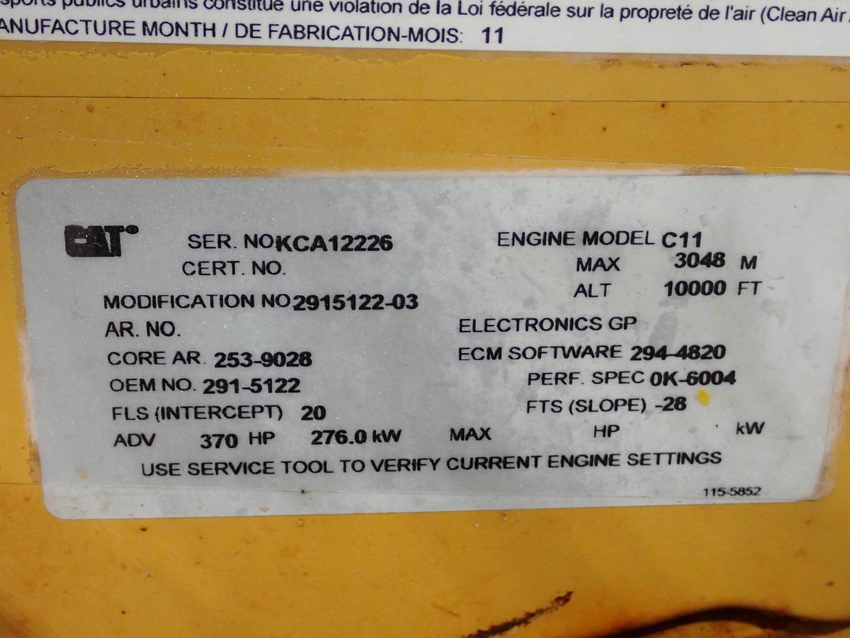 Used 2006 CAT C11 Diesel Truck Engine LOW TIME! AR 253-9028