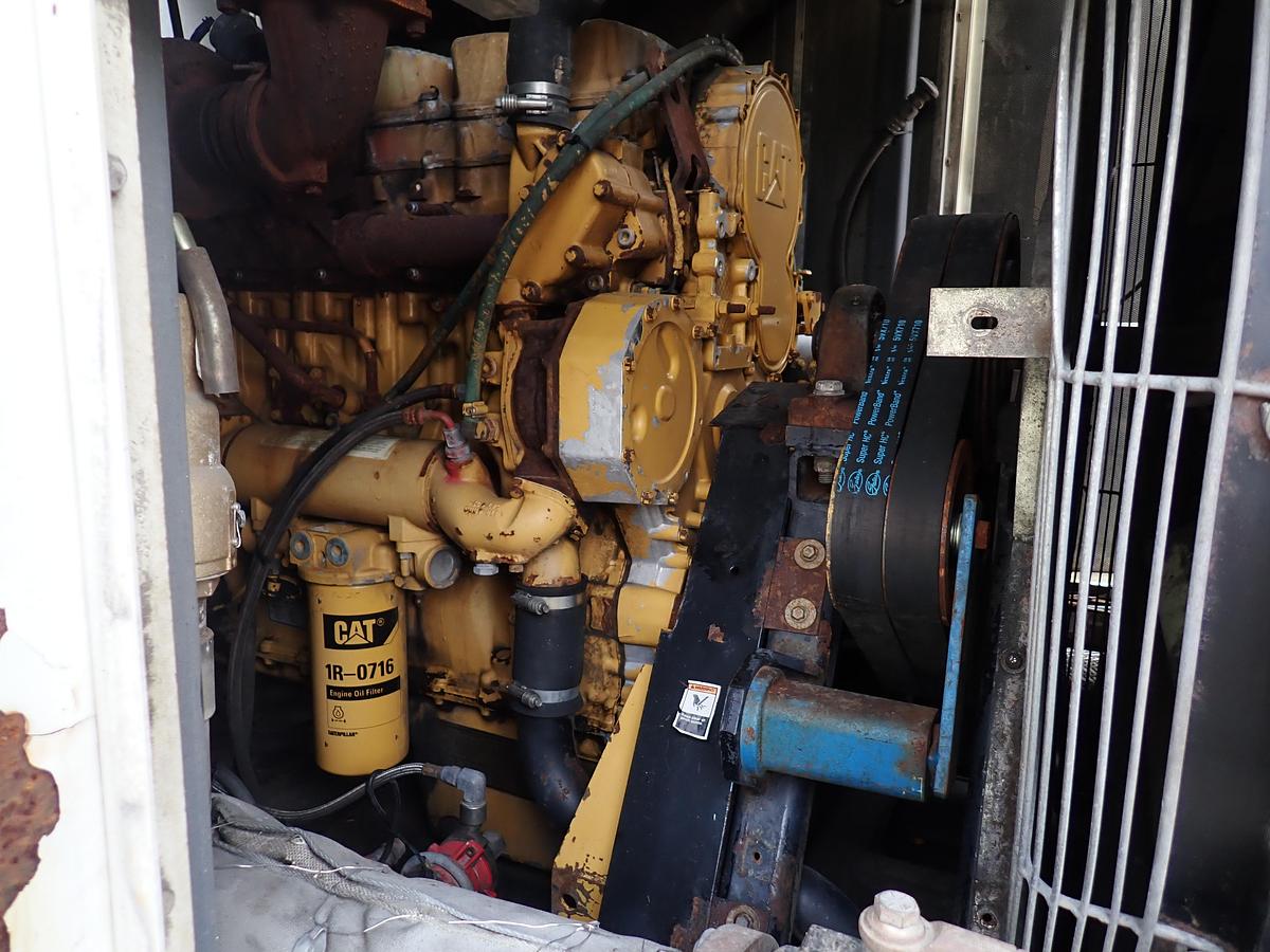 Used 2003 Sullair DE18 1550 CFM Oil Free Air Compressor CAT C16 8716 HRS
