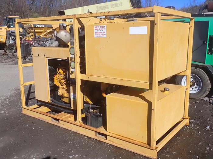 Used 2009 John Deere 4045TF280 Diesel Hydraulic Power Unit