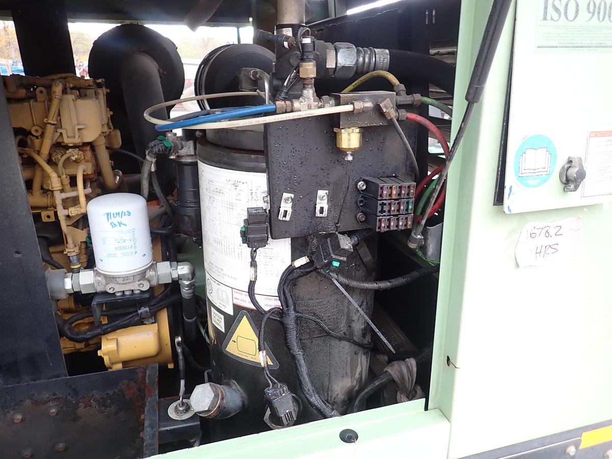 Used 2015 Sullair 375C Air Compressor CAT DIESEL 375 CFM 1678 HOURS