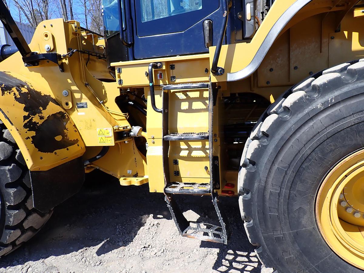 Used 2019 CAT 966M Wheel Loader Q/C & FORKS