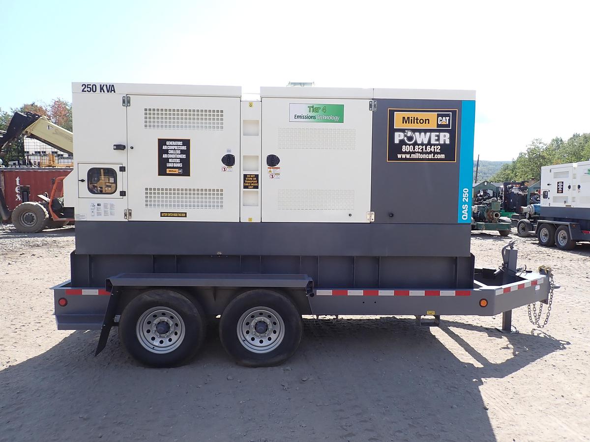 2024 Atlas Copco QAS250 UNUSED 200 KW Generator MANUFACTURER WARRANTY!