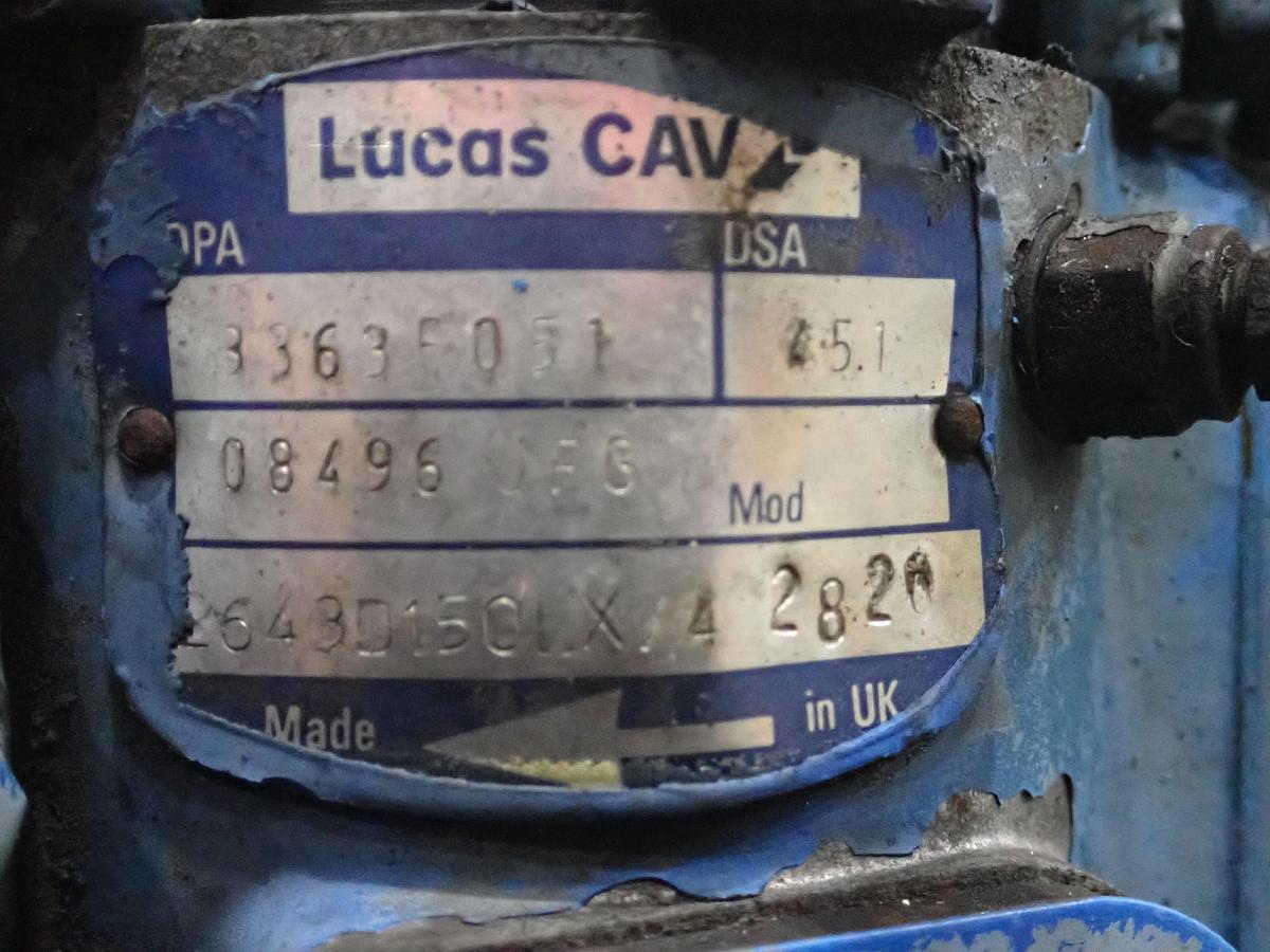 Used Perkins 6.354T Turbo Diesel Engine PTO CLUTCH!