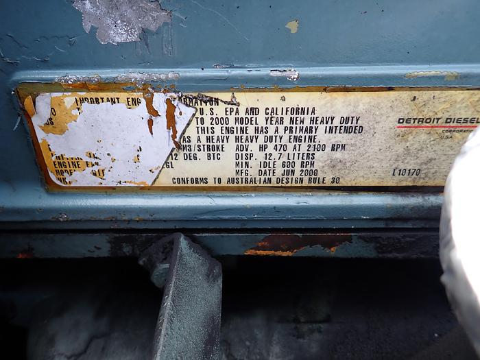 Used 2000 Detroit Diesel 12.7 Series 60 DDEC IV