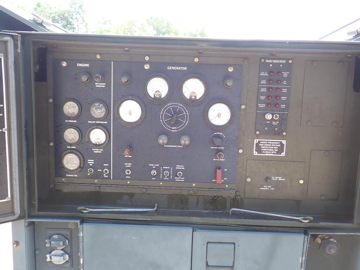 Used 1990 Libby MEP007B 100 KW Diesel Generator GOV'T SURPLUS