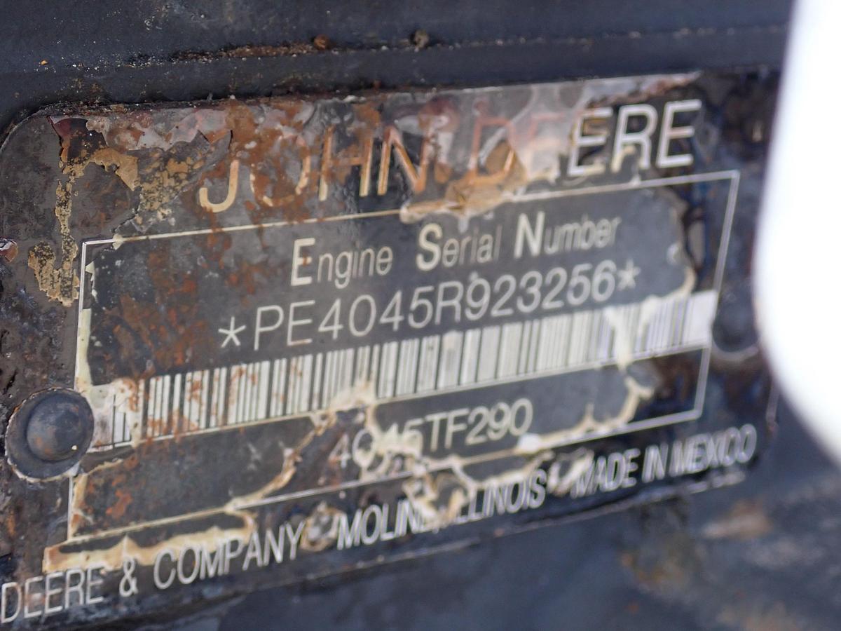 Used 2013 John Deere 4045TF290 Diesel Engine POWER UNIT