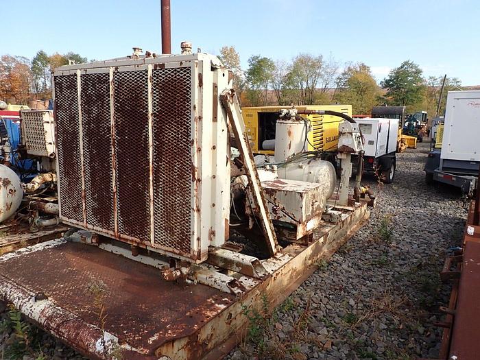 Used Quincy 850/200 Air Compressor 850 CFM Detroit Diesel 8V71 Skid Mounted 200 PSI!