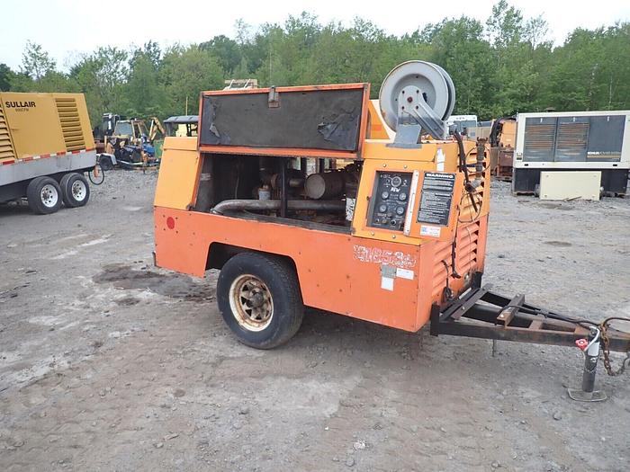 Used 2008 Sullivan D185 185 CFM Air Compressor LOW HOURS! VIDEO! Towable Deere Diesel