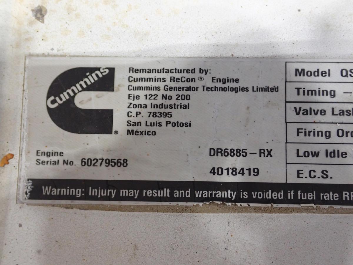 Used 2014 Cummins QSB 6.7 Diesel Engine CPL 8610