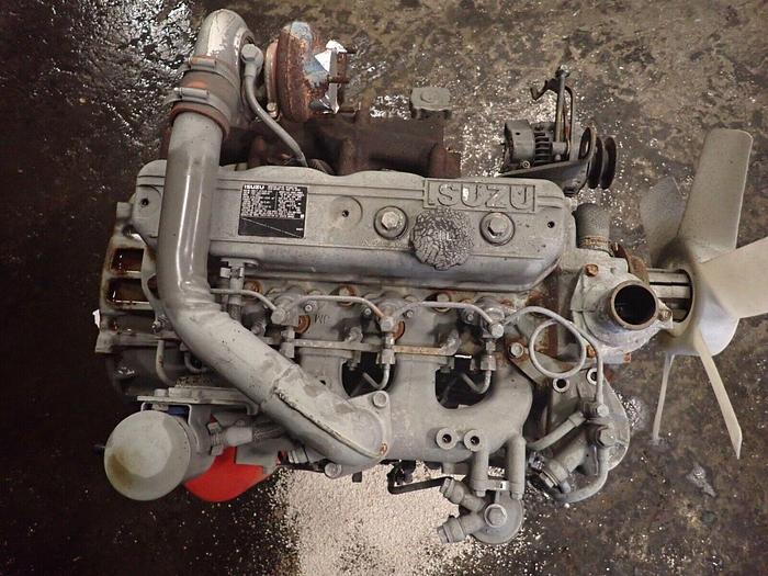 Used Isuzu 4BG1T Turbo Diesel Engine RUNS GOLD! VIDEO! 4BG1 Excavator Generator