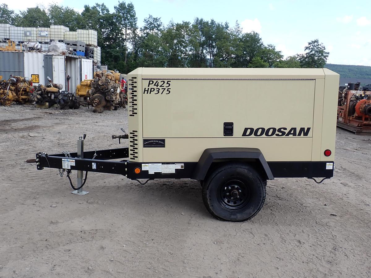Used 2023 Doosan P425/HP375 Air Compressor 512 HOURS
