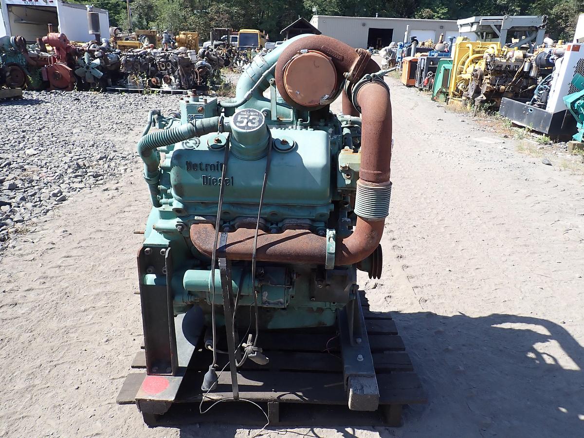Used Detroit Diesel 6V53T Turbo Engine 5063-539X 300 HP!