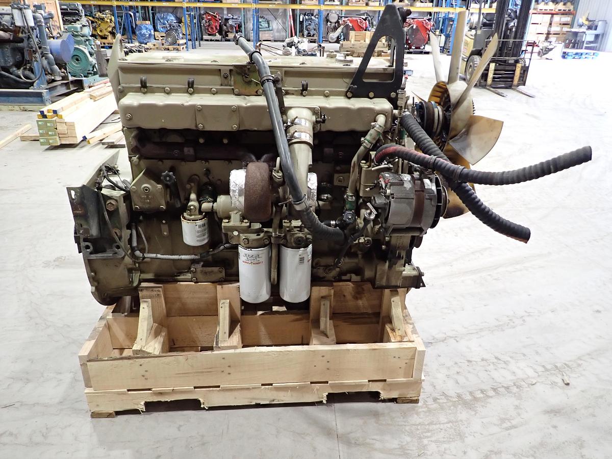Used 1989 Cummins LTA10-300 Diesel Engine w/ JAKE BRAKE 