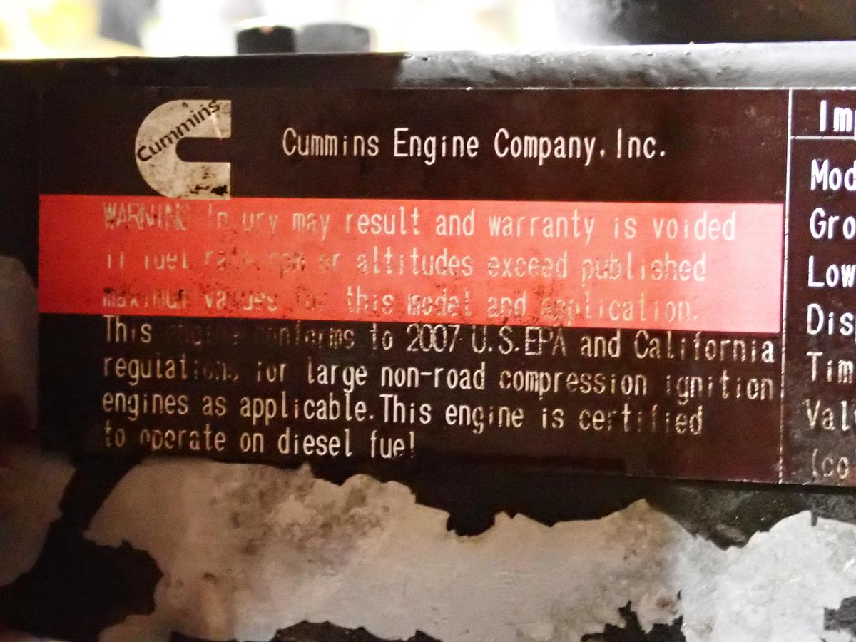 Used 2007 Cummins B3.3 Diesel Engine