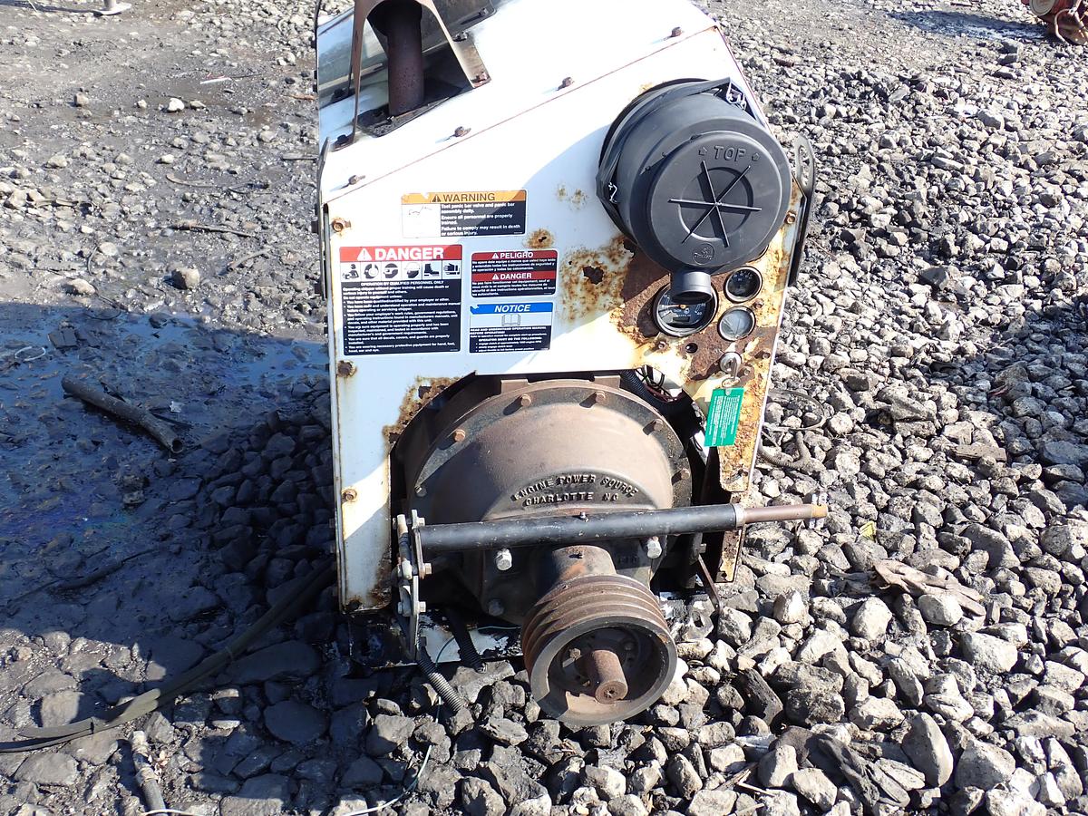 Used Kubota V3600-T-ET02 Turbo Diesel Engine POWER UNIT w/ PTO Clutch