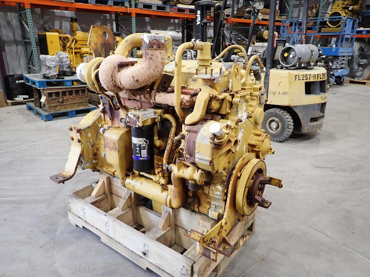 Used 1987 CAT 3406B Diesel Engine AR # 7W5178 16G GRADER