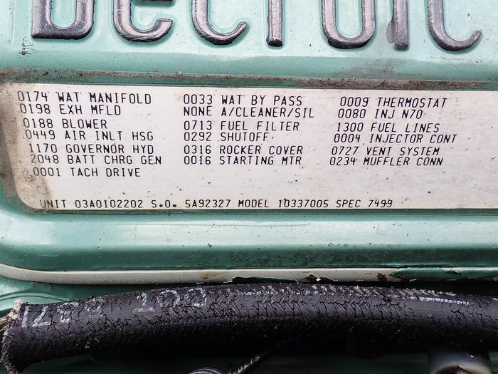 Used Detroit Diesel 3-71 LOW HOUR ENGINE!