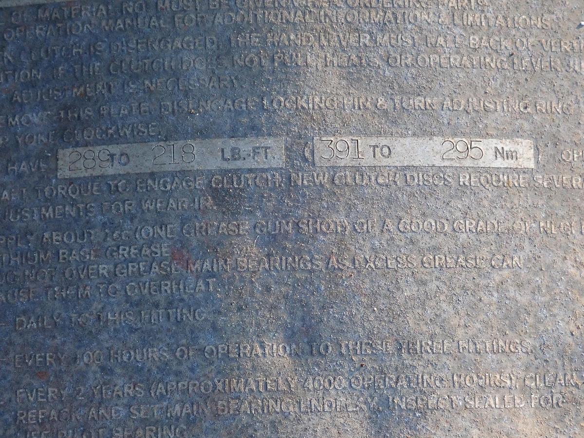 Used 2000 Cummins N14-C Diesel Engine POWER UNIT w/ PTO CLUTCH