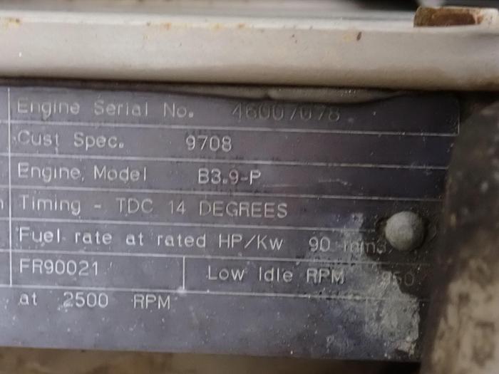 Used 2000 Cummins 4BTA 3.9 Diesel Power Unit 4BT P PUMP!