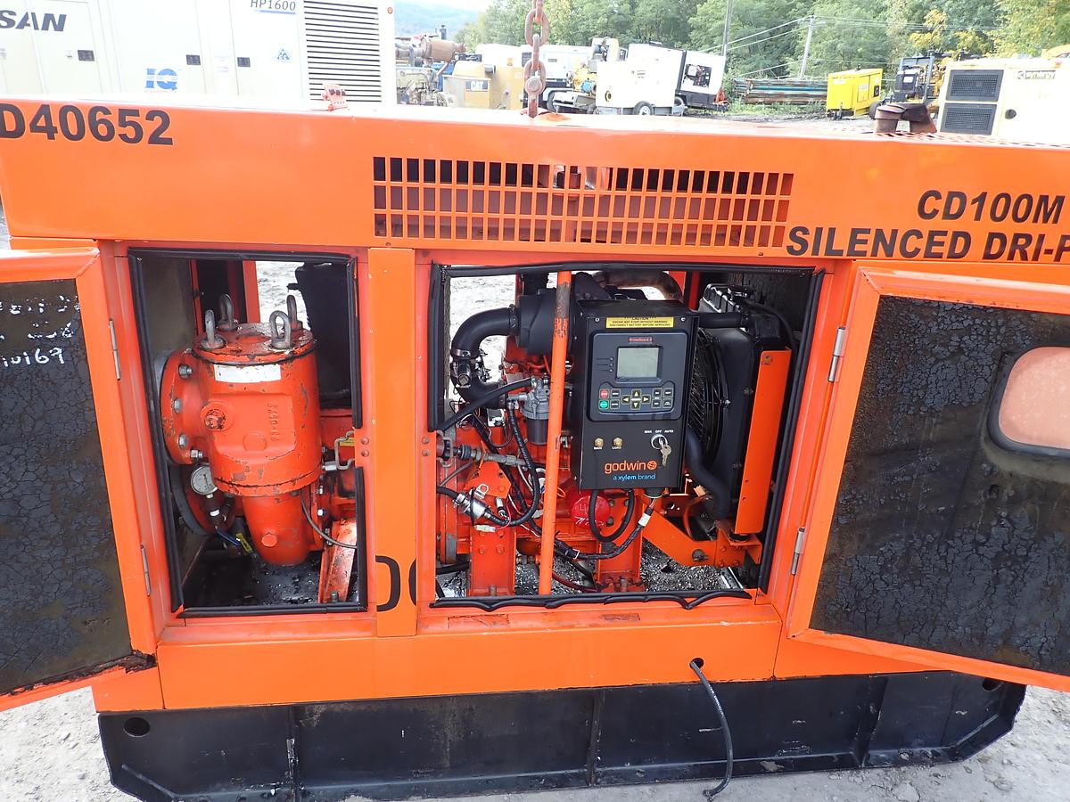 Used 2001 Godwin CD100M 4" Critical Silenced Water Pump