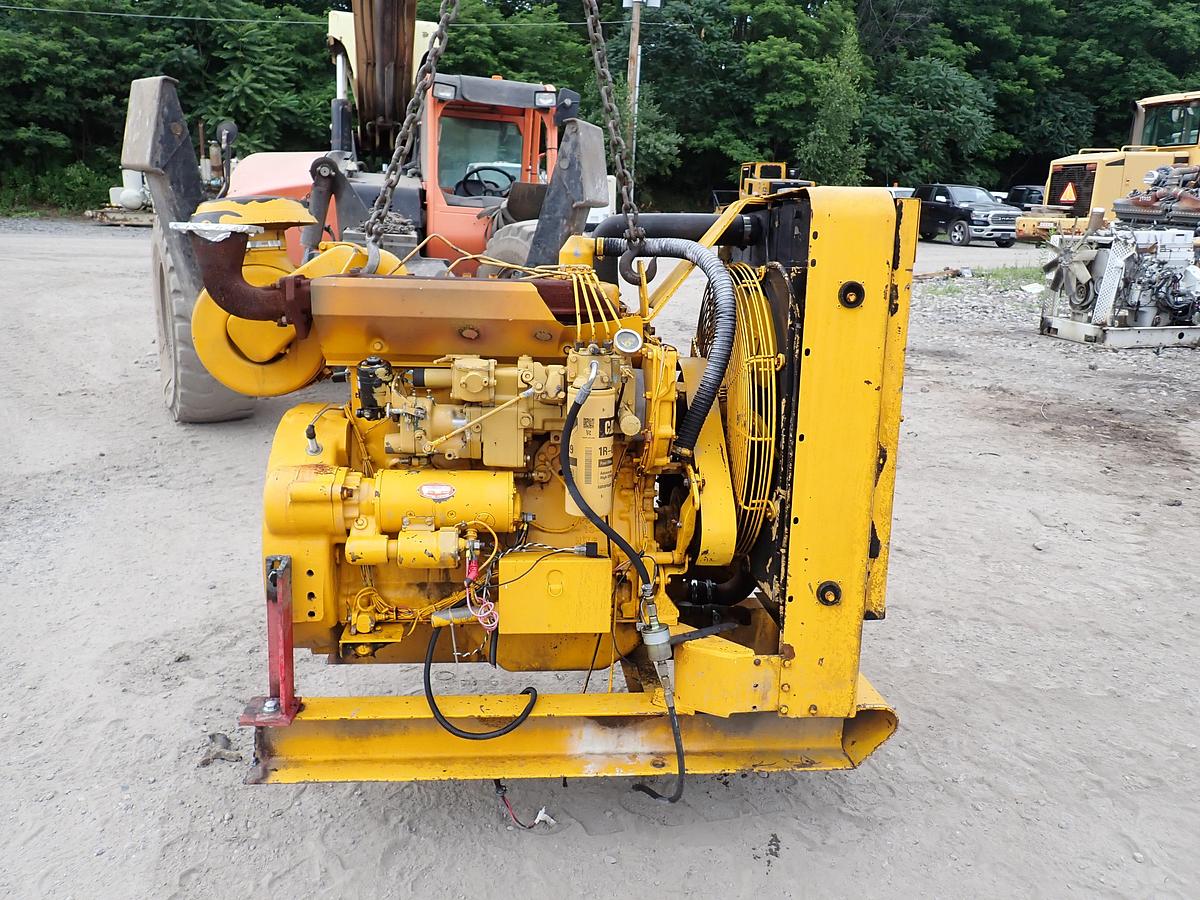 Used CAT 3304 PC Turbo Diesel Engine Power Unit 1418 HOURS