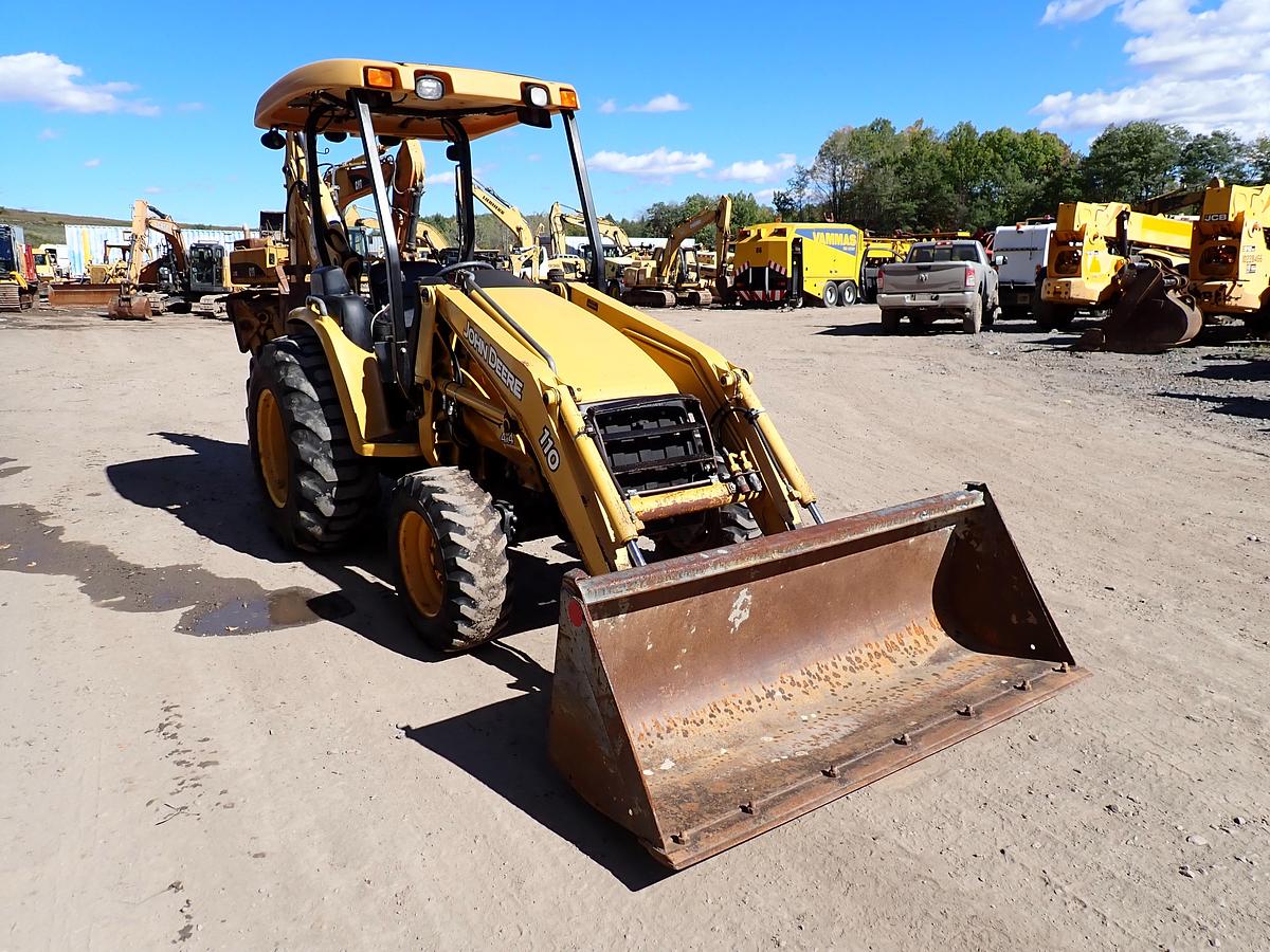 Used 2011 John Deere 110 Loader Backhoe