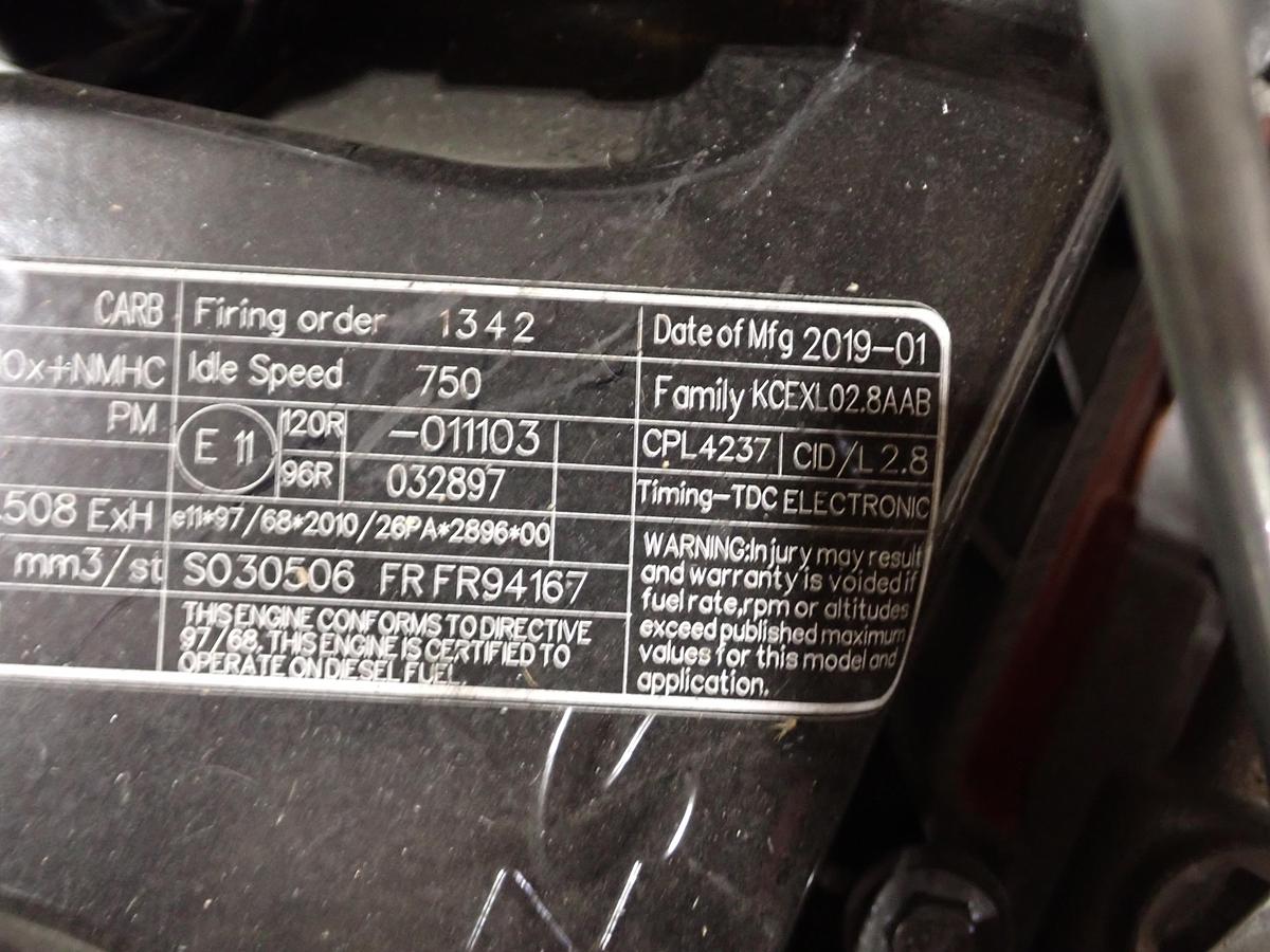2022 Cummins QSF 2.8 Diesel Engine POWER UNIT CPL 4237