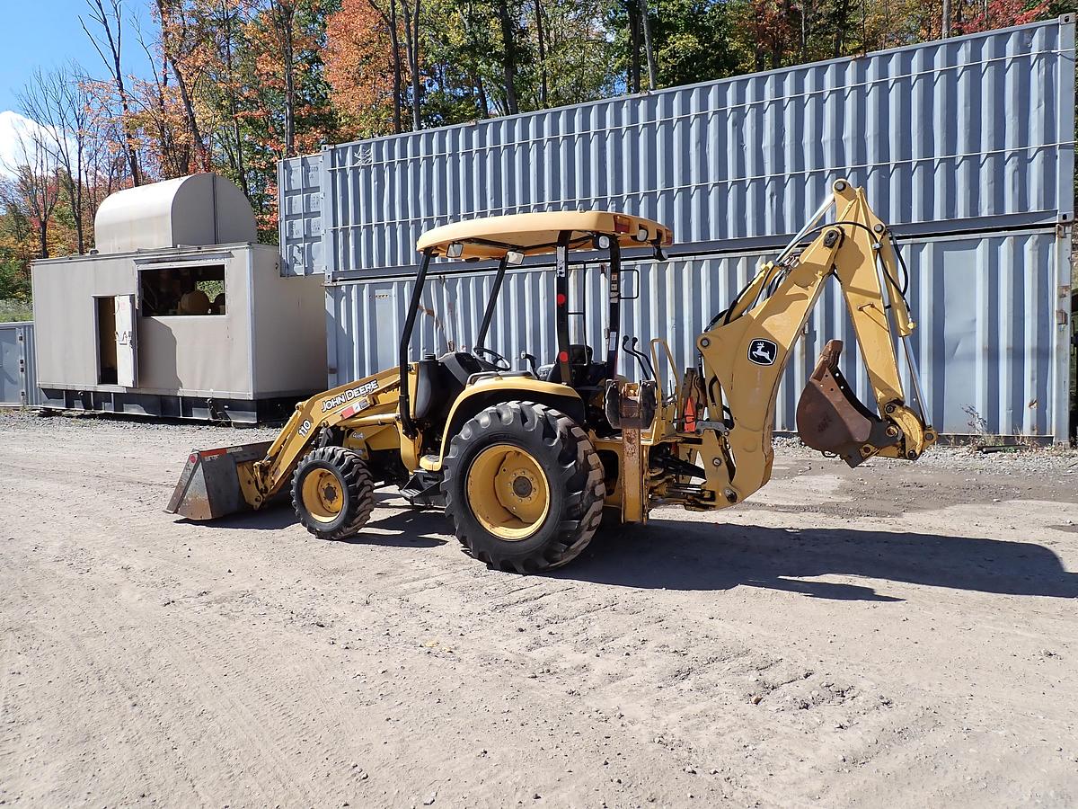 Used 2011 John Deere 110 Loader Backhoe