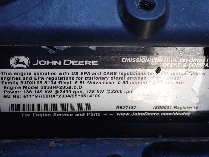 Used 2008 John Deere 6068HF285 LOW HOUR Diesel Power Unit