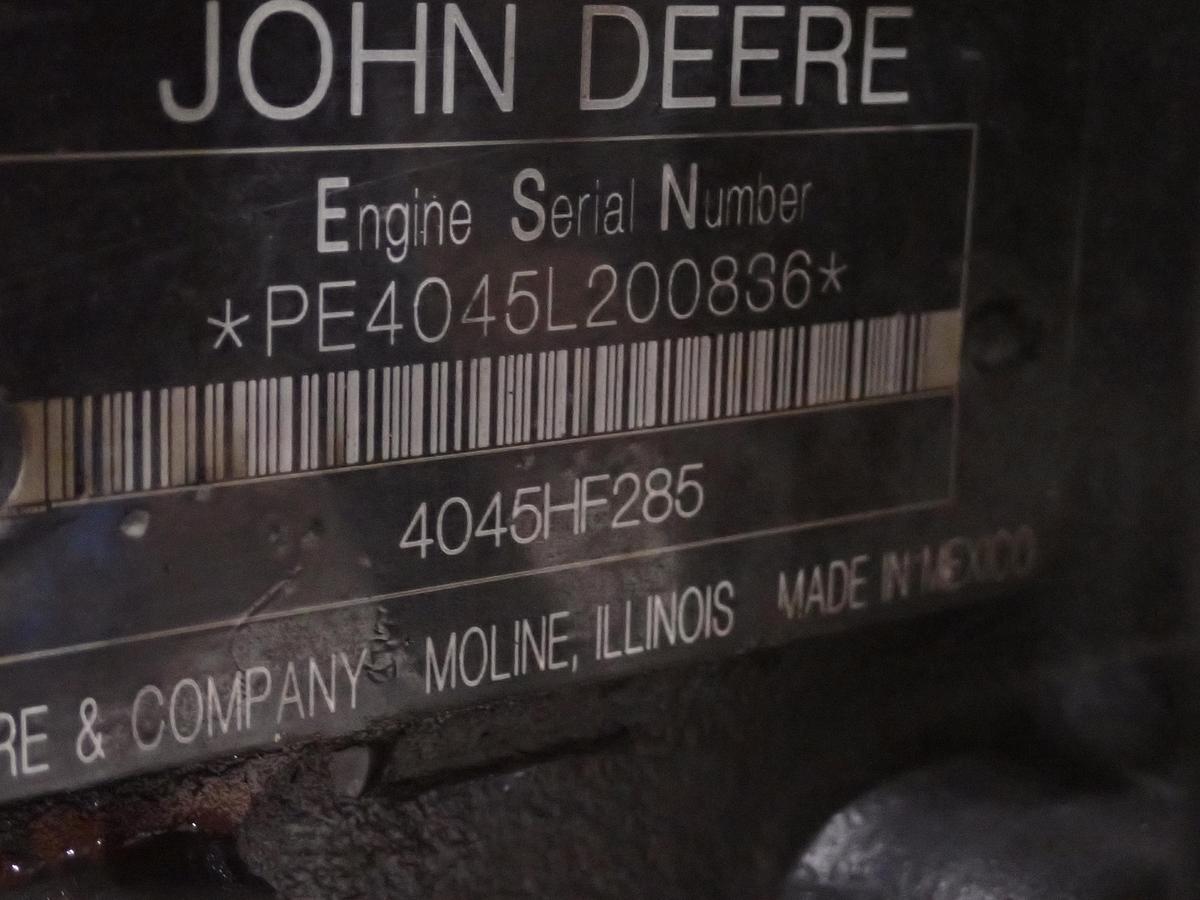 Used 2012 John Deere 4045HF285 Diesel Engine