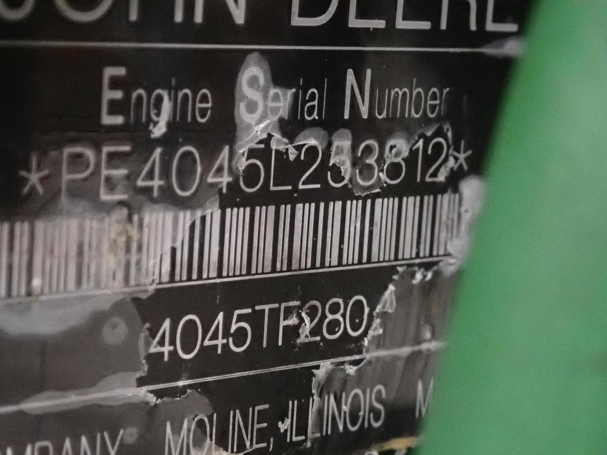 Used 2014 John Deere 4045TF280 LOW HOUR Diesel Engine POWER UNIT