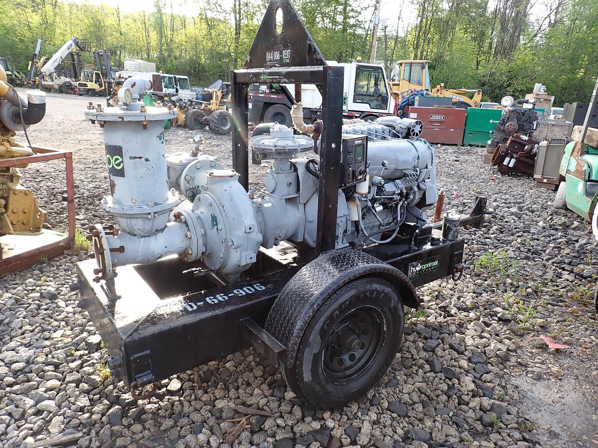 Used Pioneer PP66S12L71 6" Water Pump DEUTZ DIESEL 1579 HOURS
