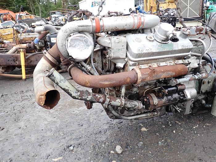 【中古】 Freddy As F．R．O．7 DavidDundasRickWentworth Used Detroit Diesel 6V92TA Silver Engine 8067-7427 for Sale