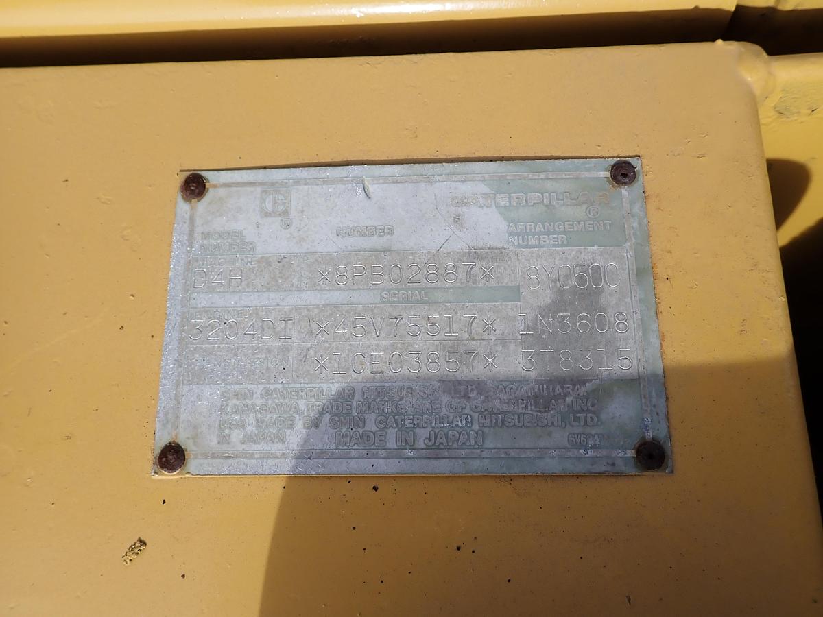 Used 1988 CAT D4H Series II Crawler Dozer