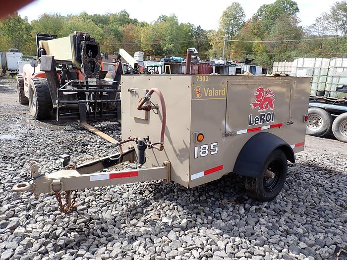 Used 2000 LeRoi Q185D 185 CFM Air Compressor CAT 3034 Diesel