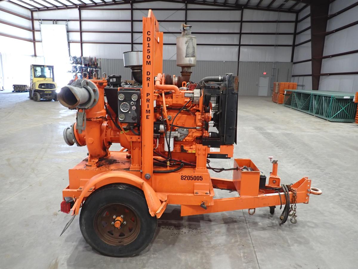 Used 2017 Godwin CD150M 6" Water Pump John Deere Diesel