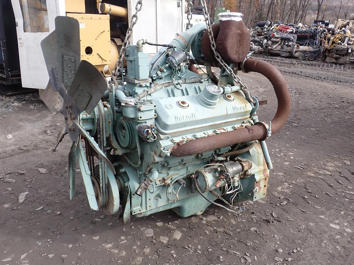 Used Detroit Diesel 8V92TA Engine 441 HOURS 8083-7305