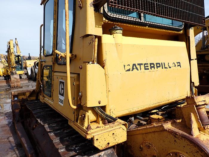 Used 1982 CAT D5B Crawler Dozer w/ CAB & WINCH 